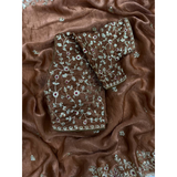 New Launch Zari Browny FENDY Silk Sarees