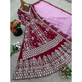 SR-1690 PAKISTANI STYLE LEHENGA SETS
