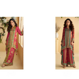 Sayuri Designer Premium Crepe Silk Bollywood Style Co Od Set Collection