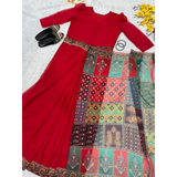 New Trending Gown Style Ready Nd Go saree