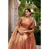 Lehenga Collection- PASTEL COLOR FENDI STYLE LEHENGA SIZE 40-42 READY