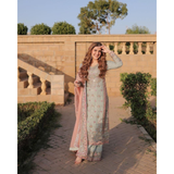 ZD-10099 New Designer Party Sharara Suit & Dupatta Set