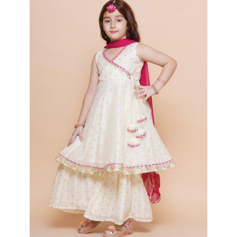 NEW LAUNCING KIDS TOP SHARARA SET