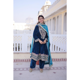 LW-9314 VELVET TOP-PANT WITH DUPATTA COLLECTION