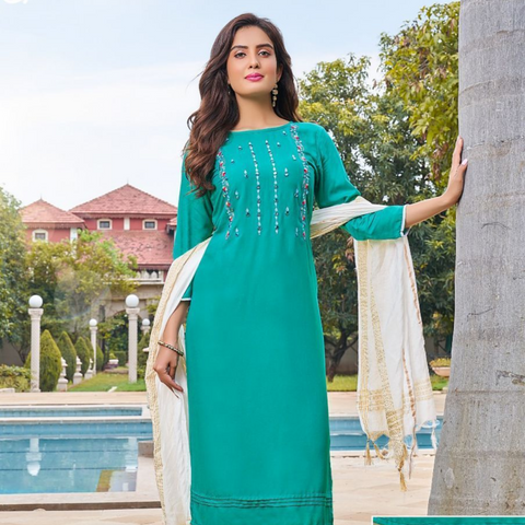 Buy Designer Kurti Online: Indian Long Kurti & Suits for Women | Panna  Sarees