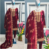 Velvet Designer Party Wear