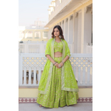 BS001 Designer BANARASI Silk Lehenga Special Collection