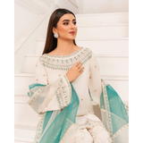 Party Wear Look Pur Natural Crepe Top & Farshi Palazzo