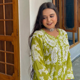 Chikankari Floral Printed Gharara Sets