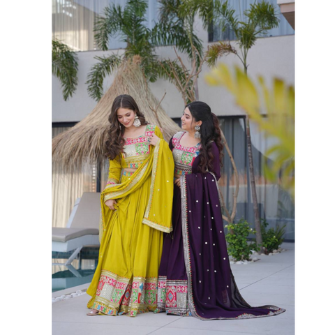 ZC Series- SRIVALI- Designer Party Lehenga Choli & Dupatta Set