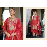 Madhubala Shimmer Embroidery Sharara Sets