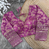 DOLA SILK FULL SLEEVES BLOUSE SIZE 38-40