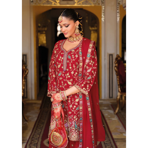 Falak Premium Heavy Embroidered Sharara Sets