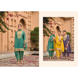 MERAKI Shimmer Designer Wear with Embroidery Work