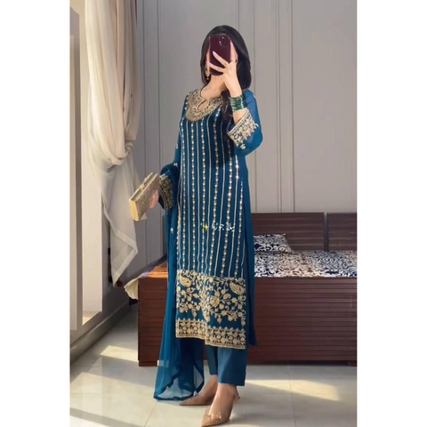 PREMIUM DESIGNER READYMADE TOP BOTTOM & DUPATTA COLLECTIONS