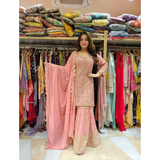 Royal look Gharara Sequence Party wear