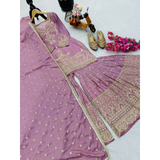 ZC-B9016 New Designer Party Top Sharara SETS