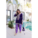 LW-9312 READY MADE TOP-PANT WITH BATWA COLLECTIONS