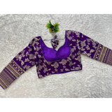 DOLA SILK FULL SLEEVES BLOUSE SIZE 38-40