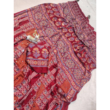SF- 1117 Semi Gajji Ajrakh Print with Mirror