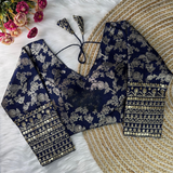 DOLA SILK FULL SLEEVES BLOUSE SIZE 38-40