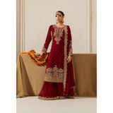 SRK-5901 Designer Look Top- Sharara Party Wear Designer Sharara Suits