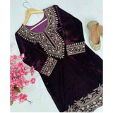 LC-1328 LAUNCHING NEW DESIGNER VELVET SUIT