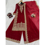 SRK-5901 Designer Look Top- Sharara Party Wear Designer Sharara Suits