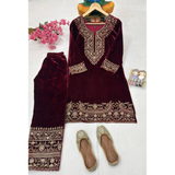 LC-1328 LAUNCHING NEW DESIGNER VELVET SUIT
