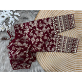 DOLA SILK FULL SLEEVES BLOUSE SIZE 38-40