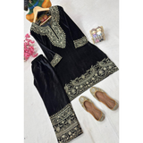 LC-1328 LAUNCHING NEW DESIGNER VELVET SUIT