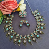 ELEGANT Oxidised Choker sets