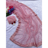 Pastel Tissue Silk Saree