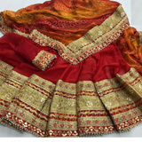 Bandhini Half N Half Silk Saree