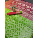 BANARASI ZARI KATAN SILK SAREE CATALOG-0011