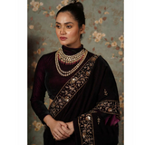 Velvet Designer Sarees