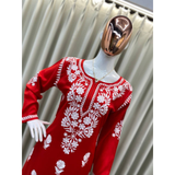 BE-145 DESIGNER WEAR KURTA PLAZZO PAIR