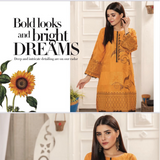 Printed cotton Jacquard Kurti Sets