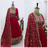 Heavy sequence Dupatta Designer Party Wear