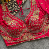 SABYASACHI NECK BRIDAL BLOUSE