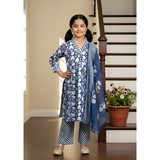 Floral Muslin KURTI SETS