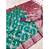 Soft Banarasi Silk Zari Work Saree