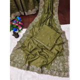 Beautiful Designer Diamond Style Work Collection Saree