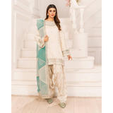Party Wear Look Pur Natural Crepe Top & Farshi Palazzo