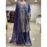 Handwork Sharara suits with unique style and design