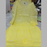 Chikankari Plus size Ombre Shade Kurtis- Plus Size