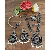 Oxidised stone Jewelry Sets