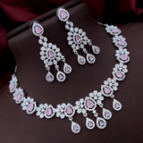 AD Necklace Set with Earrings