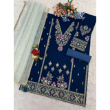D-NO 1320 FANCY VELVET SUITS PLUS SIZE 50-52