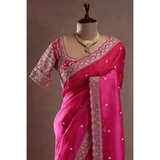 KD-609 TIBBY SILK Designer Saree